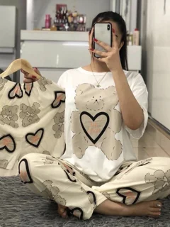 ست سه تیکه راحتی وارداتی زنانه