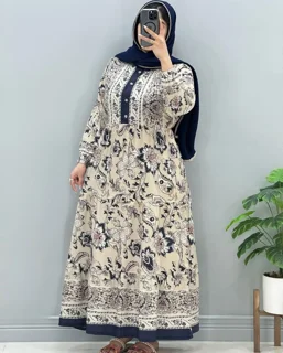 پیراهن ساحلی نخ بوگاتی بلند زنانه