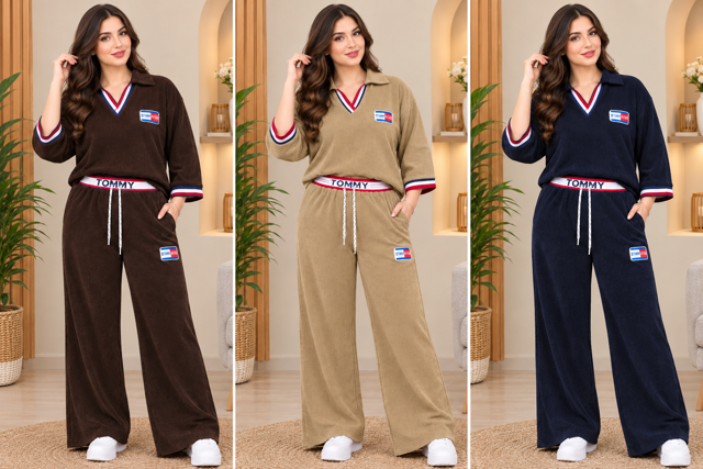 ست بلوز و شلوار آویشو کبریتی تامی