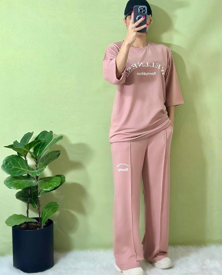 ست تیشرت شلوار دورس زنانه