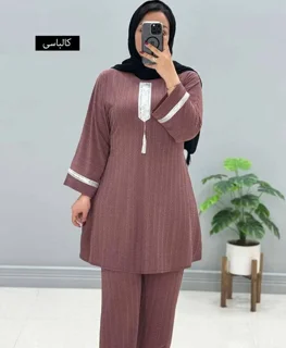 ست مانتو شلوار کراش زنانه