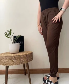 شلوار راحتی گیاهی جیب دار خارجی زنانه