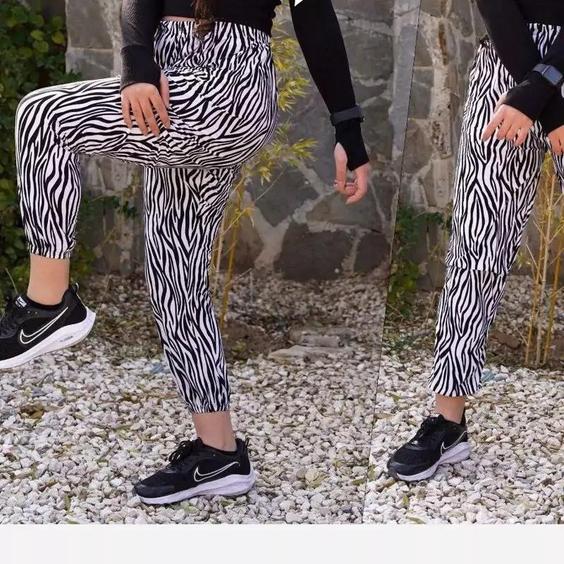 شلوار راحتی زنانه فلامنت گیاهی مدل سنبادی