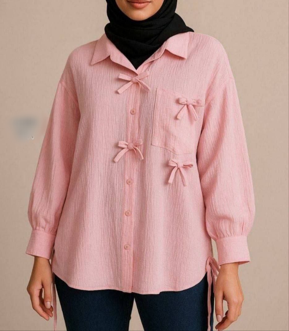 شومیز ایتالیایی پاپیونی زنانه